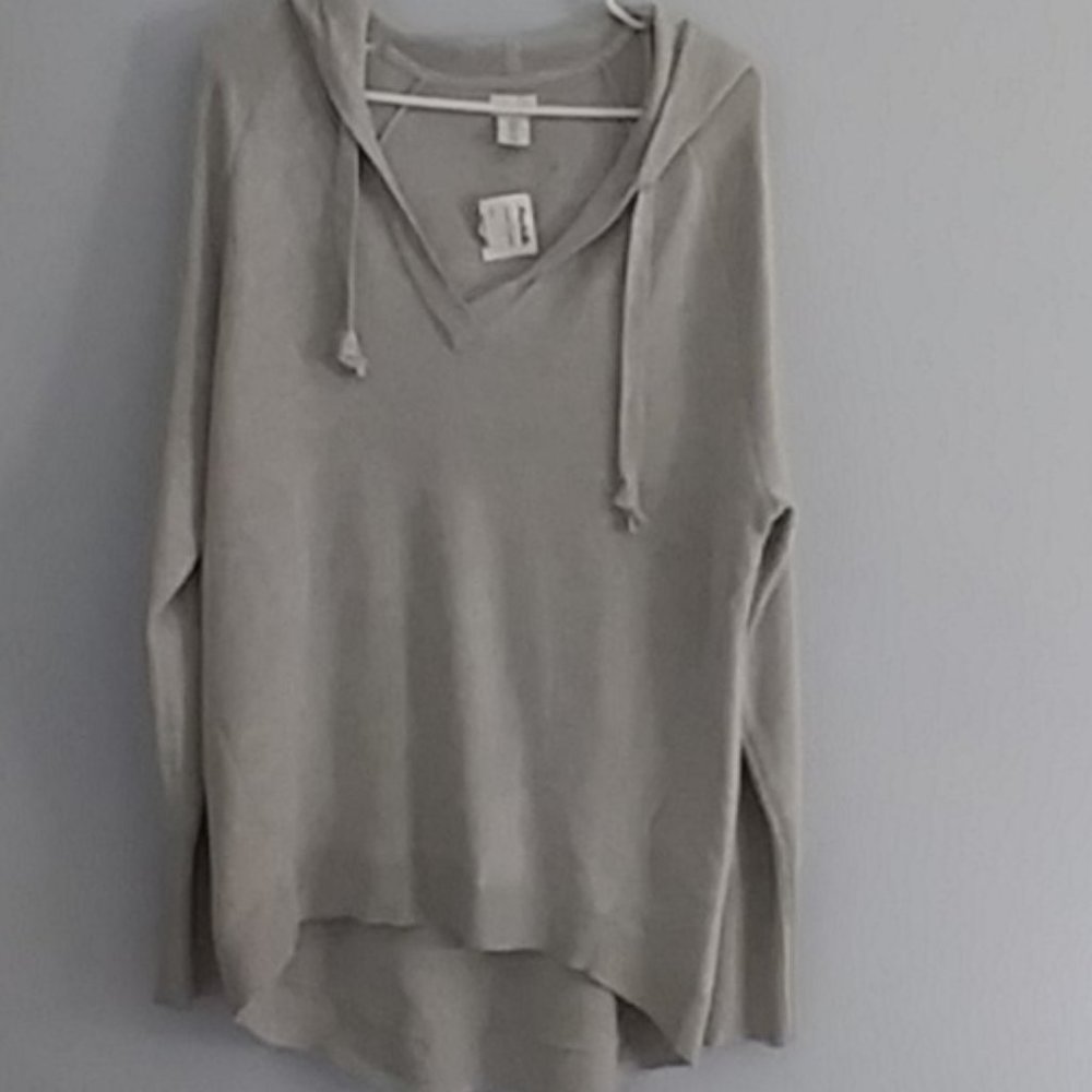 Gray Hooded Sweater
